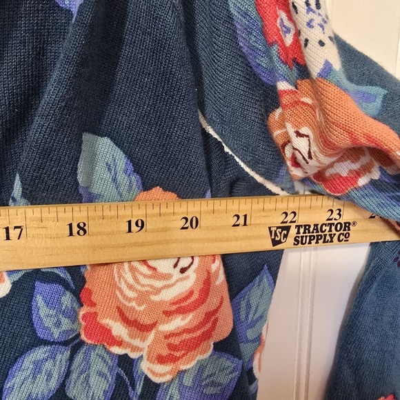 Matilda Jane Cozy Days Open Cardigan Sz Medium Waterfall Floral Cottagecore - Picture 10 of 11